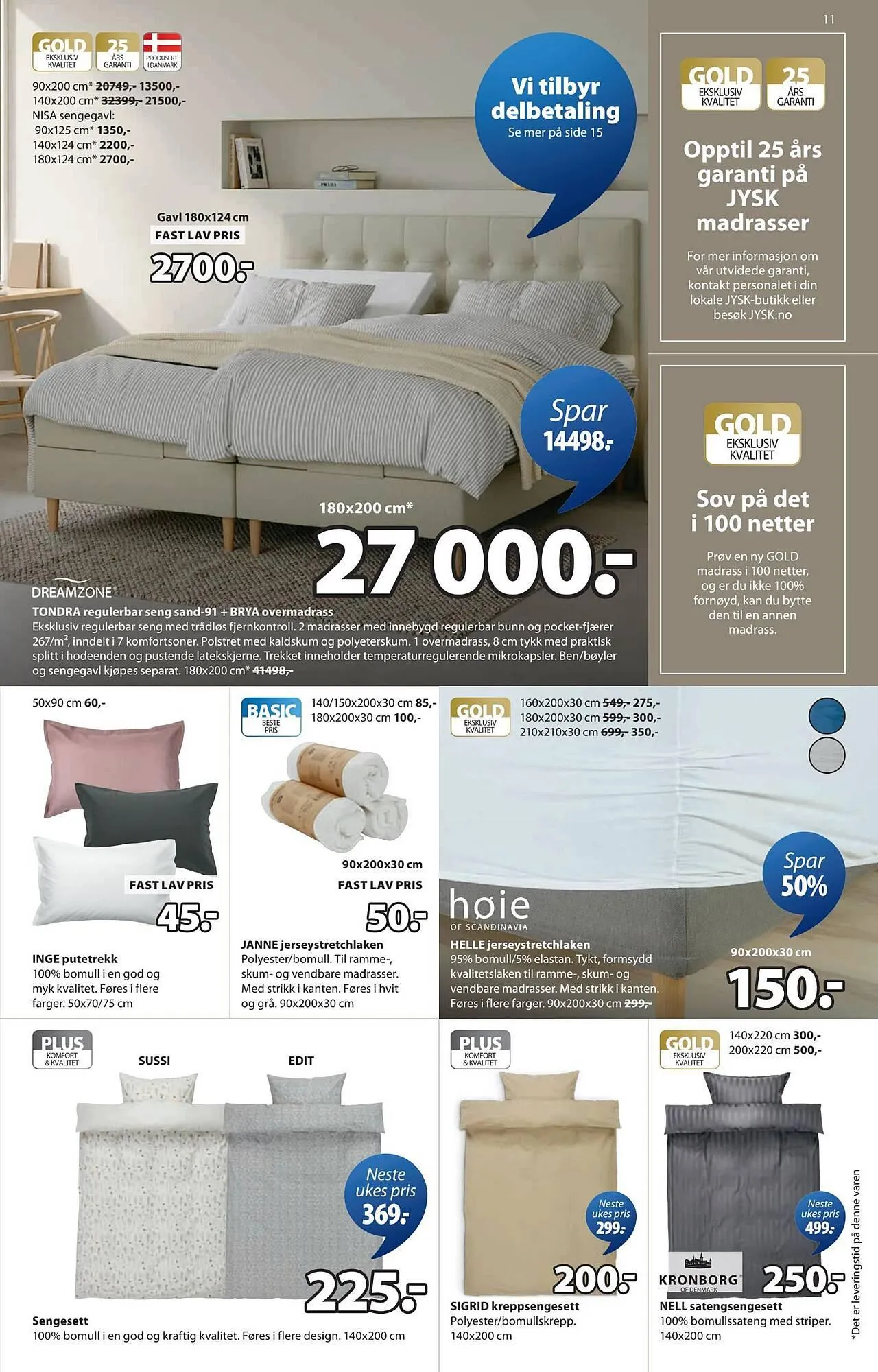 JYSK kundeavis fra 2. mars til 8. mars 2026 - kundeavisside 11