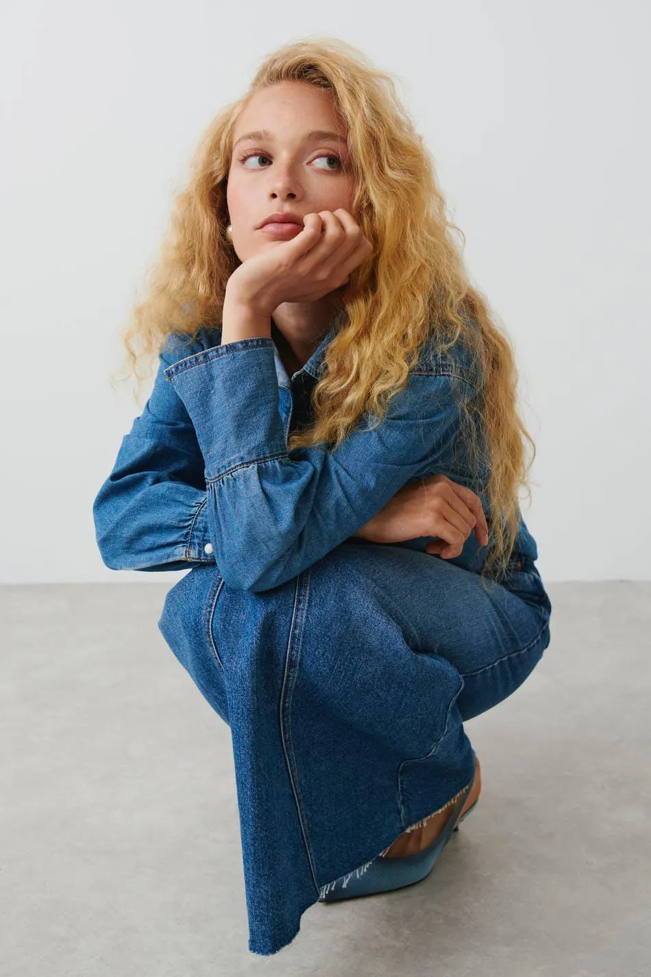 Denim shirt