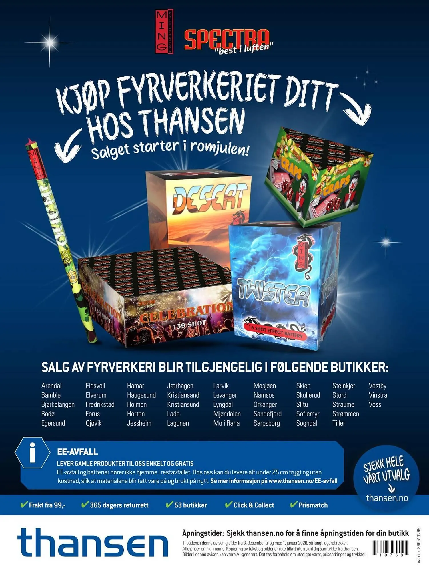 Thansen kundeavis fra 3. desember til 2. januar 2026 - kundeavisside 32
