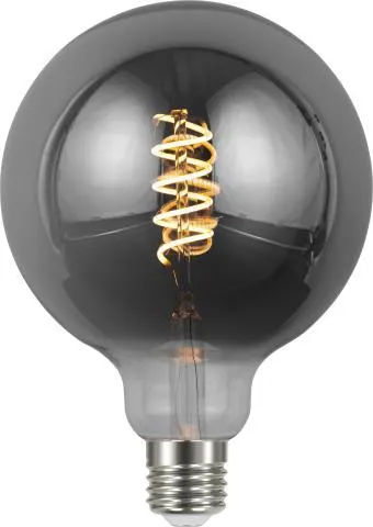 LED globe 4W dimbar Røykfarget 12,5 cm