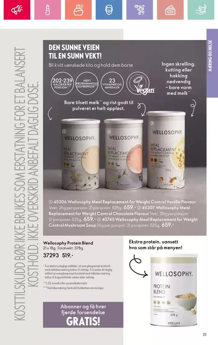 ORIFLAME Kundeavis fra 28. januar til 11. februar 2025 - kundeavisside 111