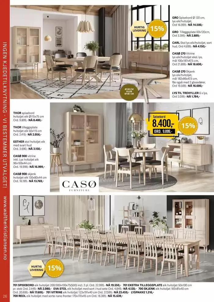 Gratis frakt og montering fra 28. februar til 14. mars 2025 - kundeavisside 26