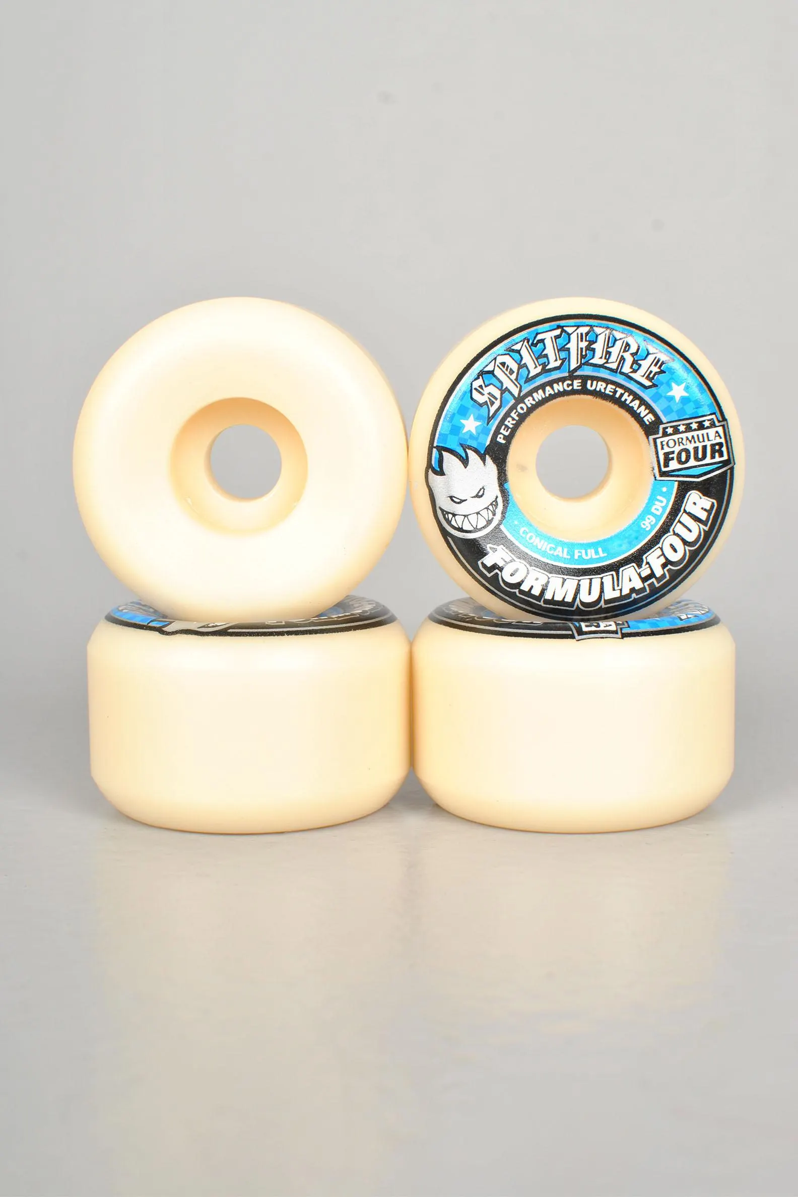 Spitfire Wheels F4 Blue Conical Full 54mm 99D