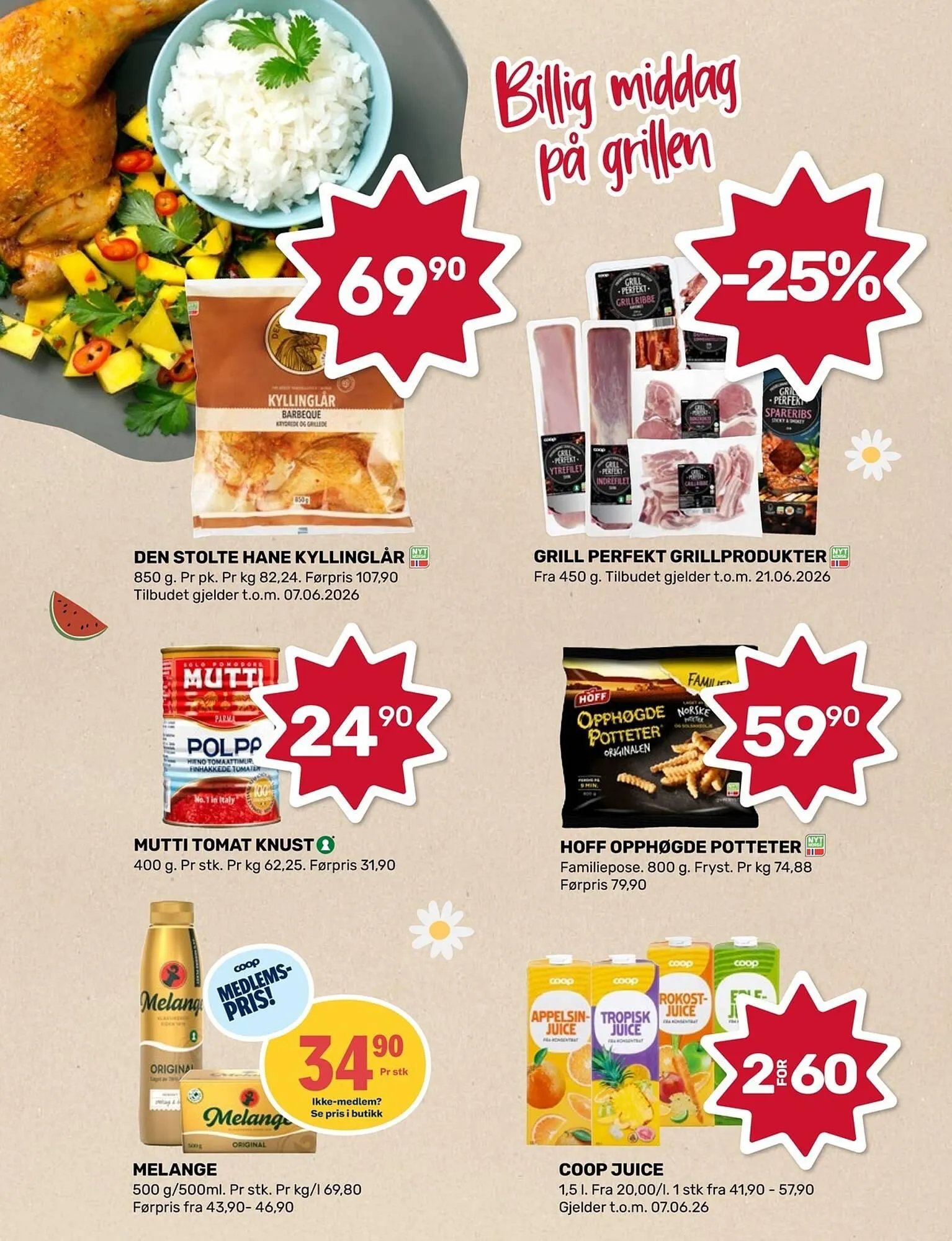 Coop Marked kundeavis fra 18. mai til 7. juni 2026 - kundeavisside 2
