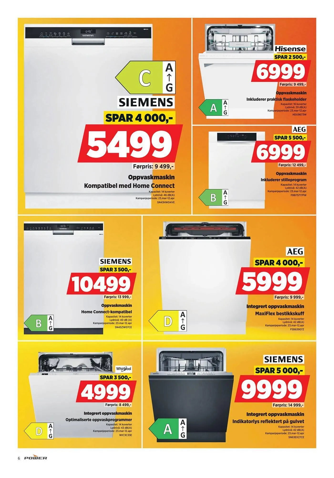POWER kundeavis fra 30. mars til 7. april 2026 - kundeavisside 6
