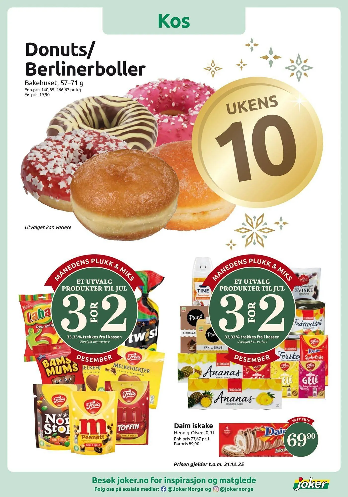 Joker kundeavis fra 9. desember til 14. desember 2025 - kundeavisside 6