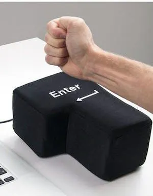 Stor Anti-Stress Enter Knapp