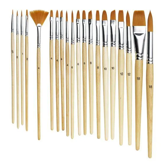 Penselsett basic multi 20 stk.