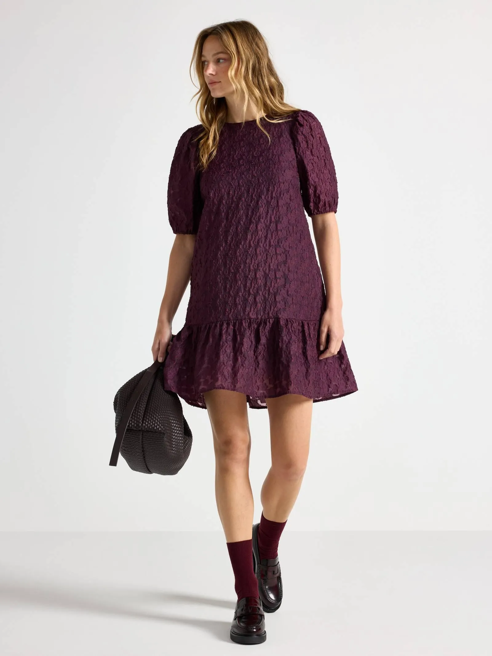 Mini kjole med blomster