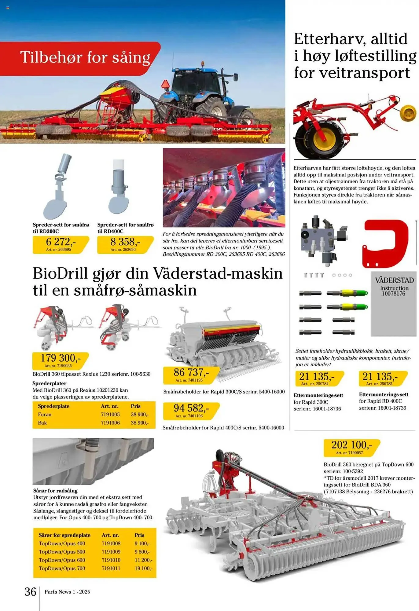Felleskjøpet Kundeavis fra 14. mars til 31. desember 2025 - kundeavisside 36