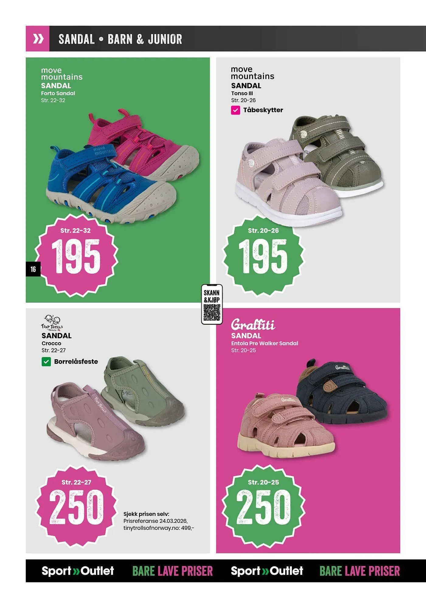 Sport Outlet kundeavis fra 14. april til 4. mai 2026 - kundeavisside 16