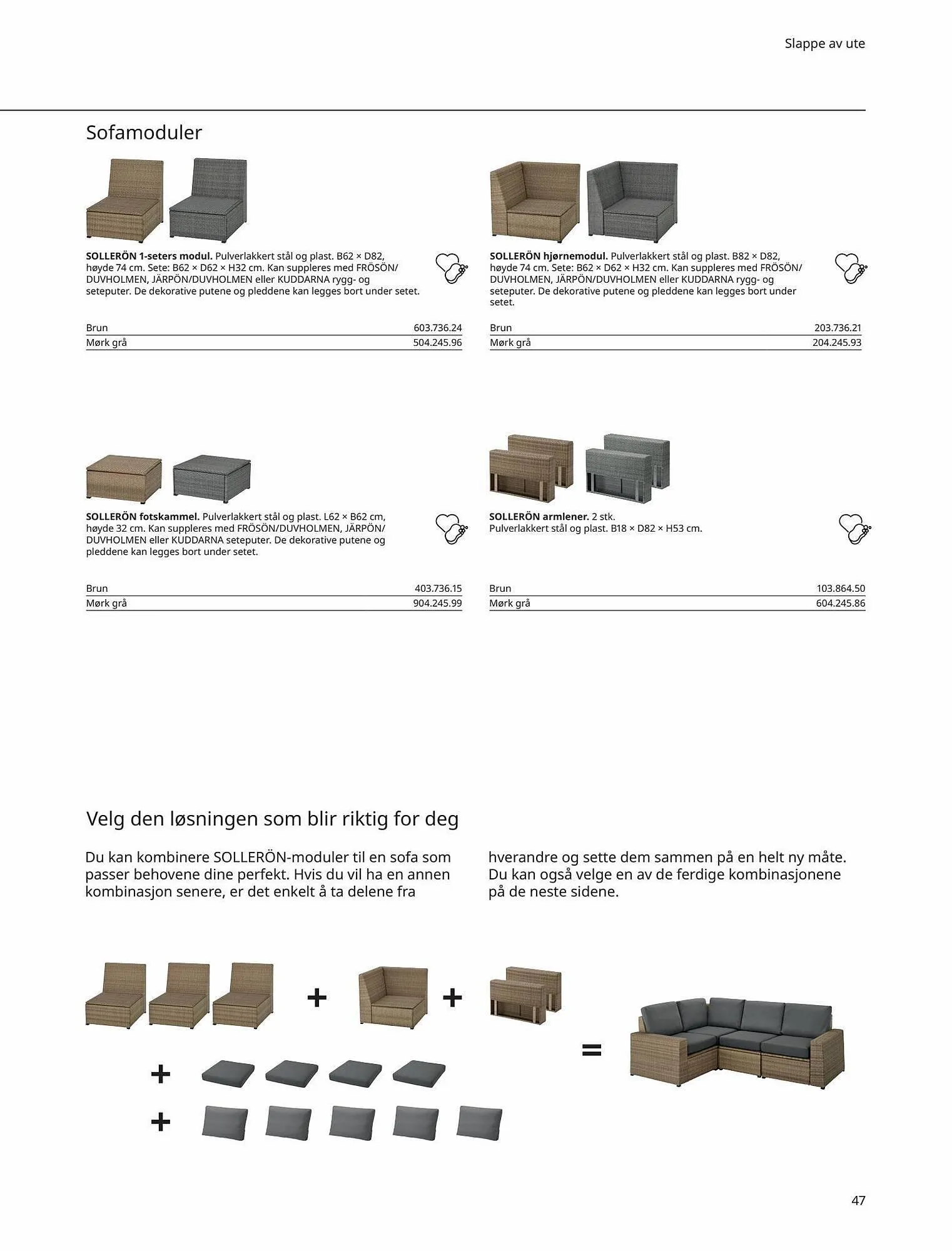 IKEA Kundeavis fra 5. mai til 31. august 2023 - kundeavisside 47