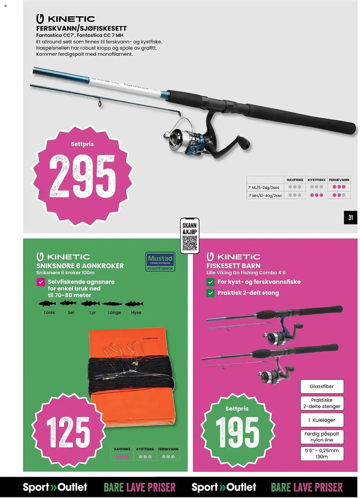 Sport Outlet kundeavis fra 24. mars til 6. april 2026 - kundeavisside 31