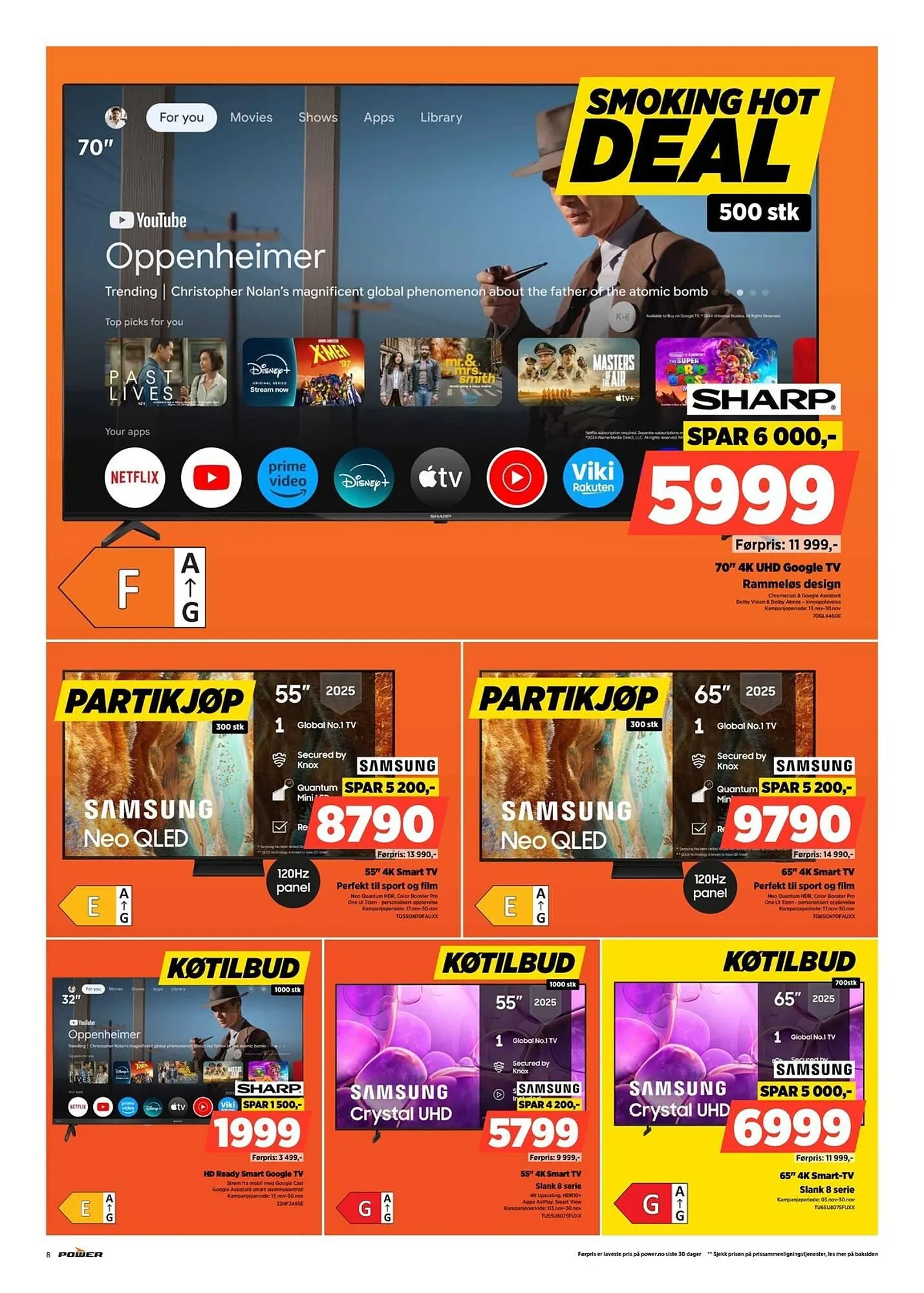 POWER kundeavis fra 17. november til 23. november 2025 - kundeavisside 8