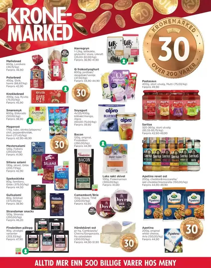 Meny Kundeavis fra 5. januar til 12. januar 2025 - kundeavisside 6