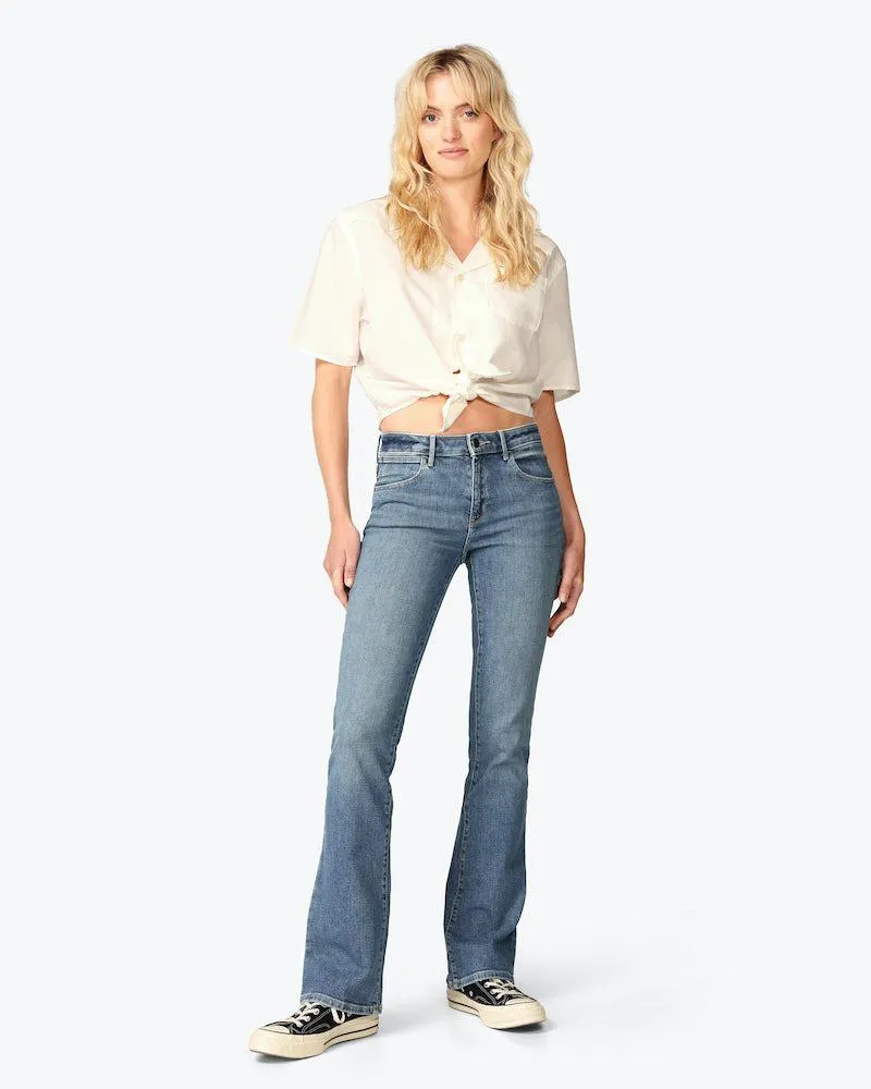 Bootcut Medium Blå Jeans