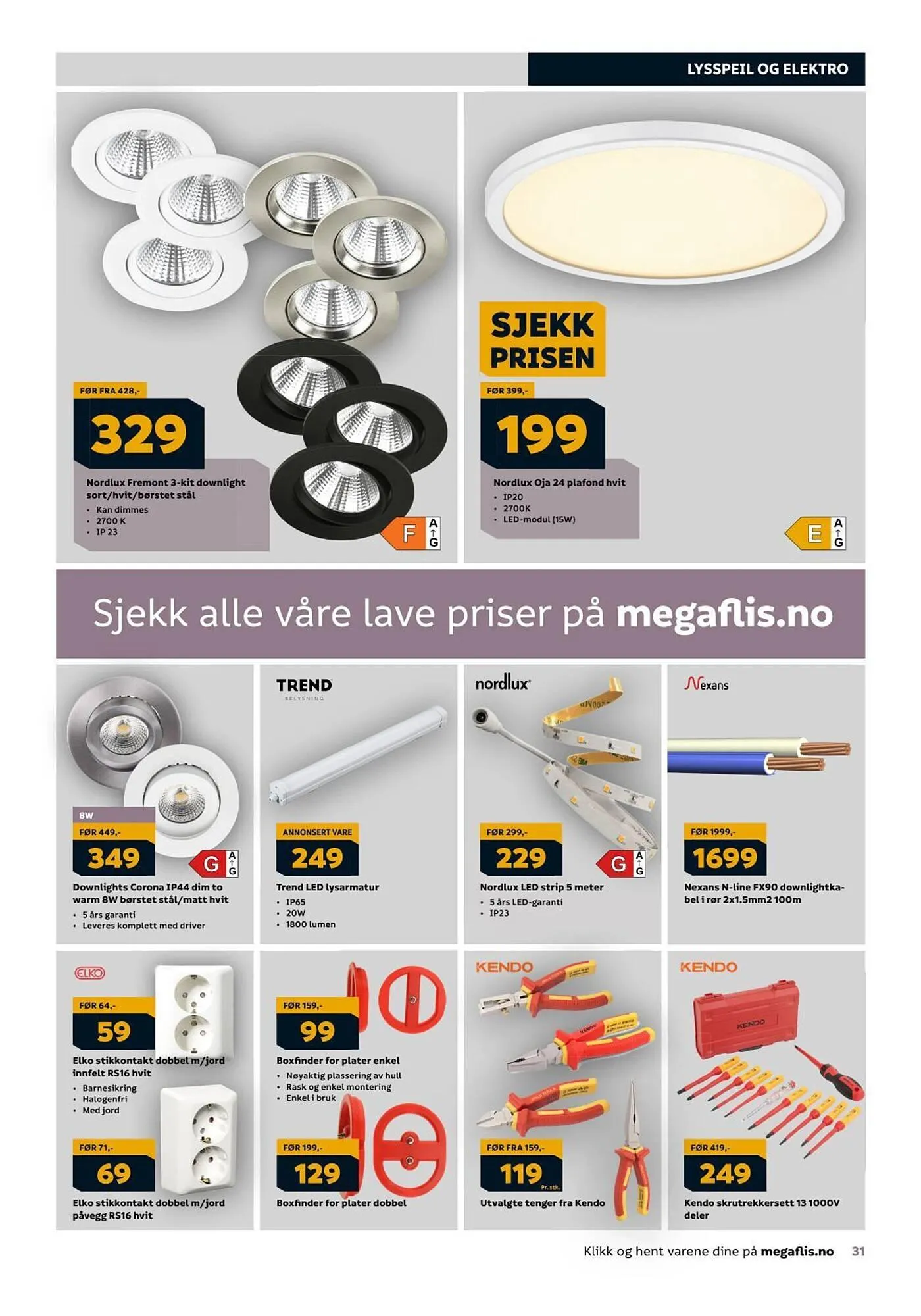 Megaflis Kundeavis fra 27. februar til 16. mars 2025 - kundeavisside 31