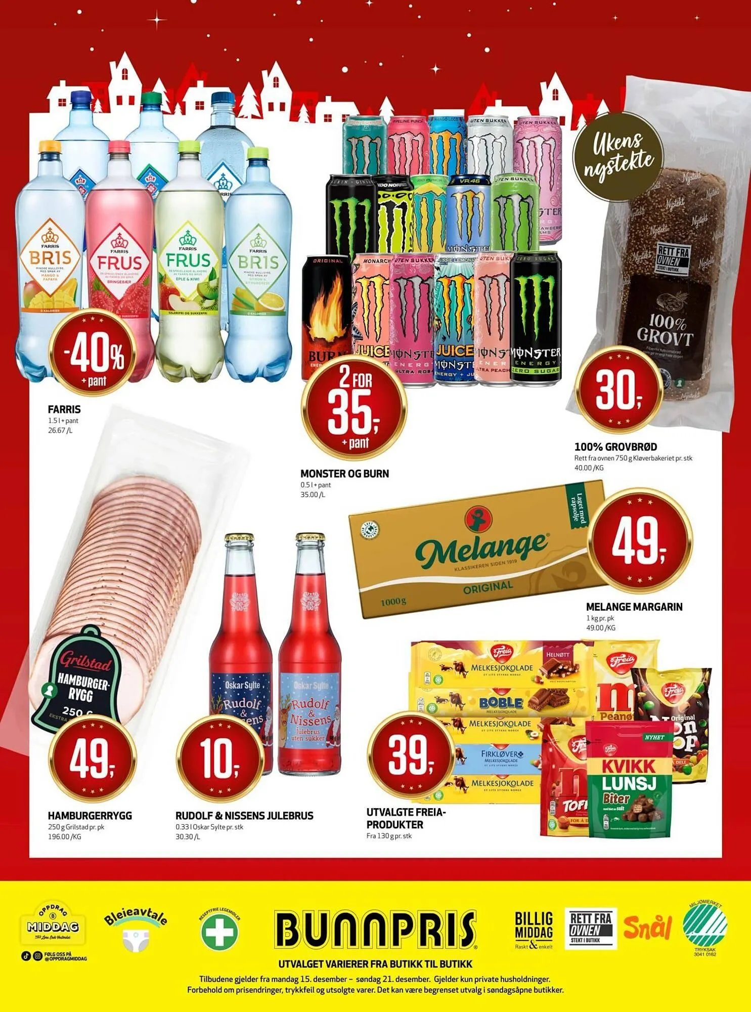 Bunnpris kundeavis fra 15. desember til 22. desember 2025 - kundeavisside 24