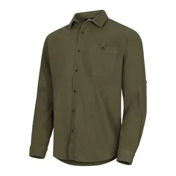 Gridarmor Eidfjord Twill Shirt Men Winter Moss