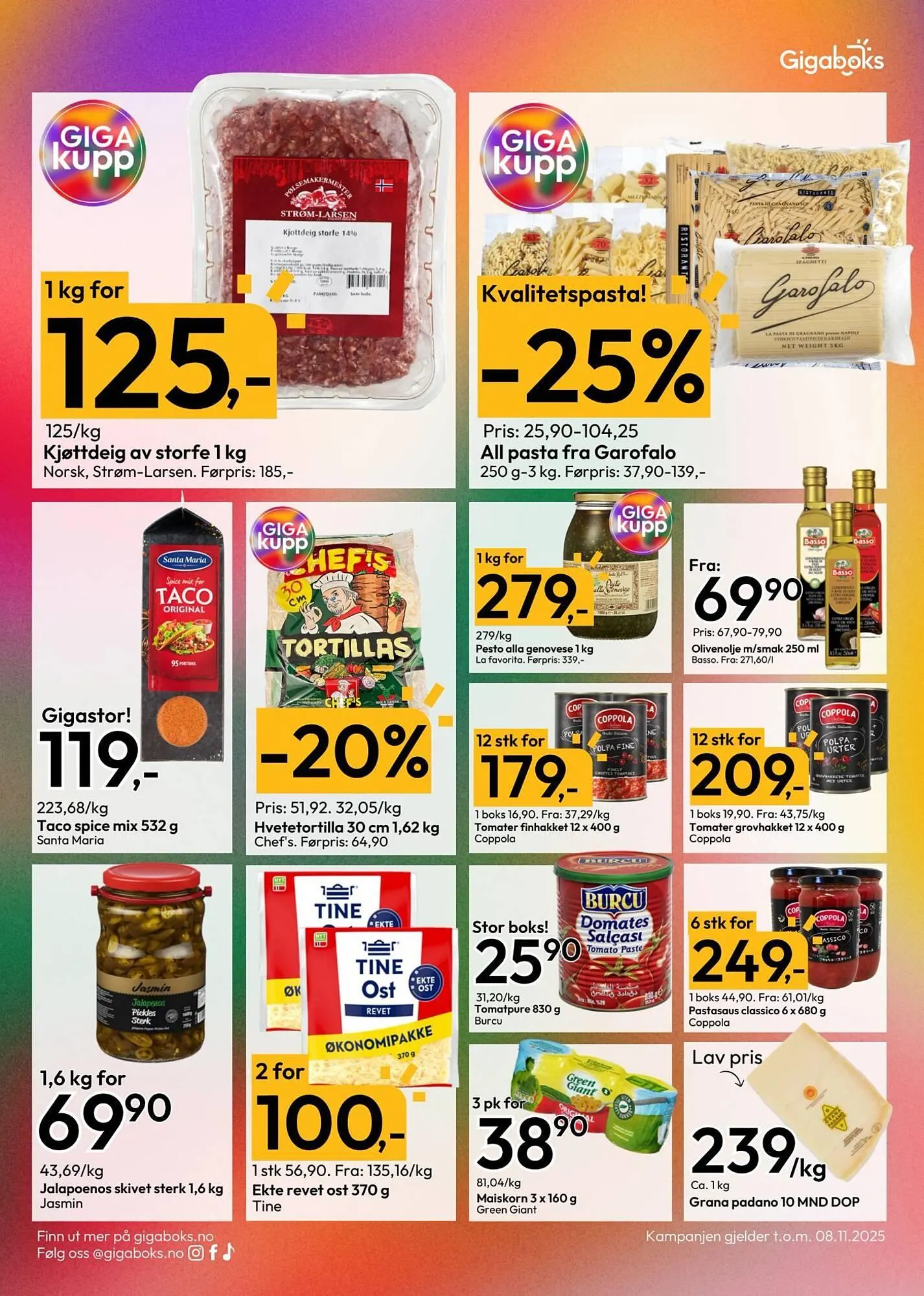 Gigaboks kundeavis fra 3. november til 8. november 2025 - kundeavisside 4