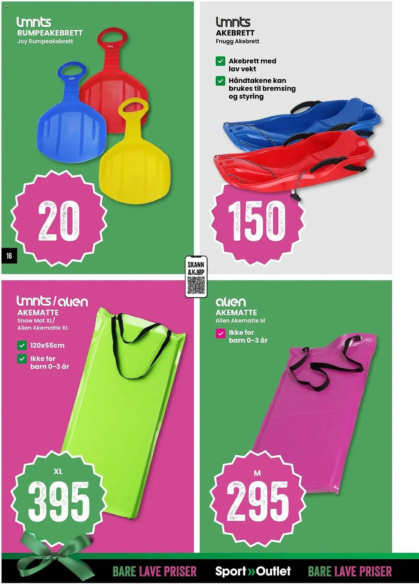 Sport Outlet kundeavis fra 2. desember til 24. desember 2025 - kundeavisside 16