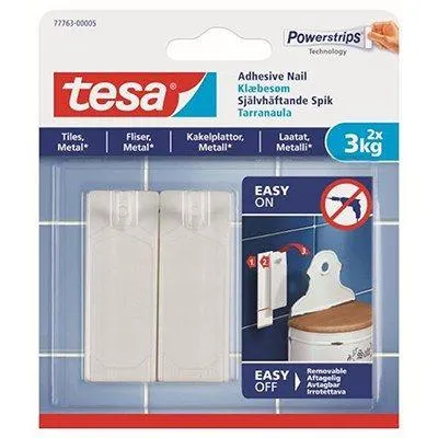 Tesa Limspiker 2 Stk Til Flise 3 Kg