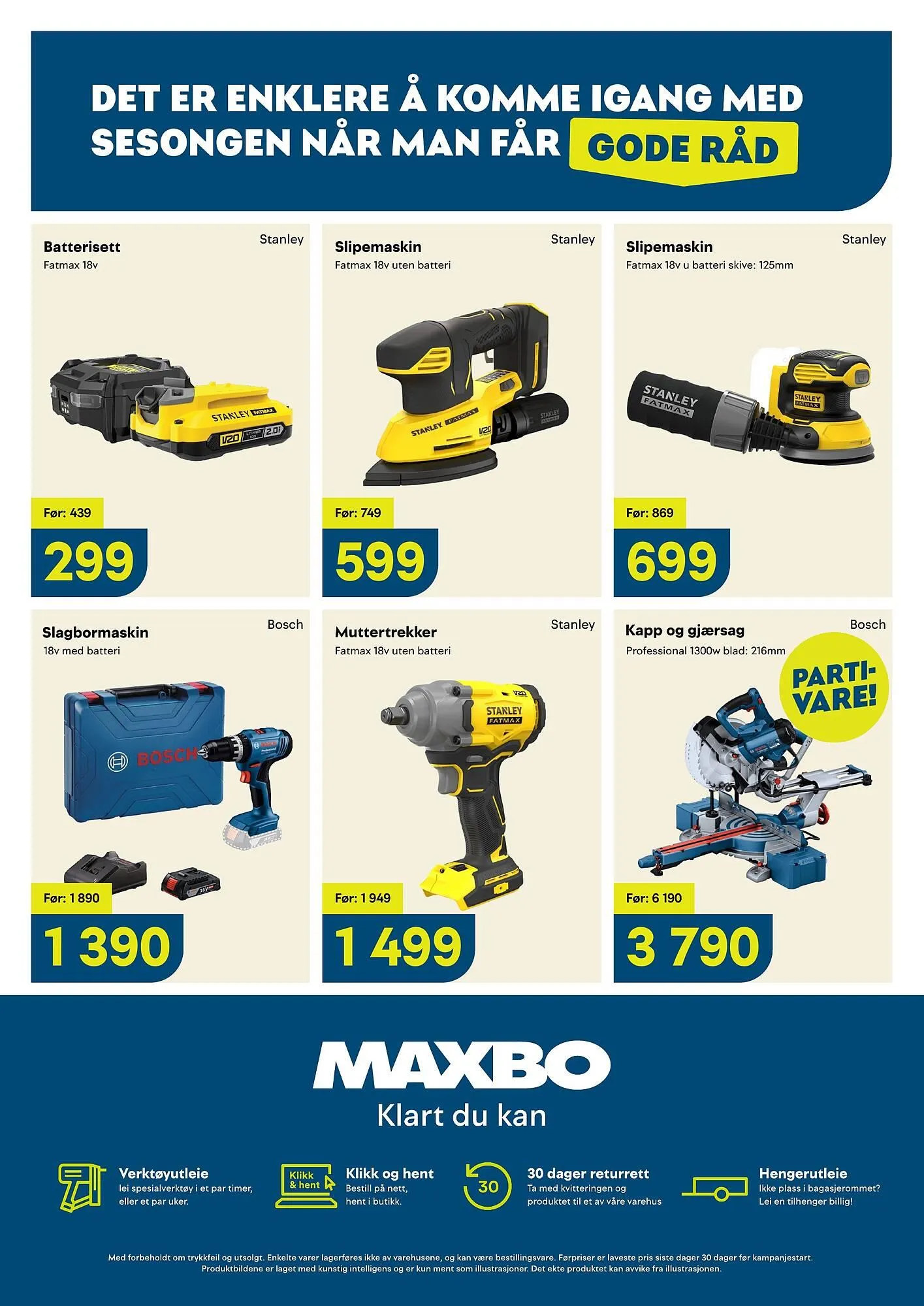 Maxbo kundeavis fra 8. april til 7. mai 2026 - kundeavisside 31