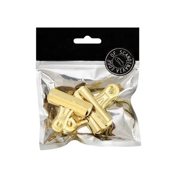 Bulldogklemmer gull 57 mm 3 stk.