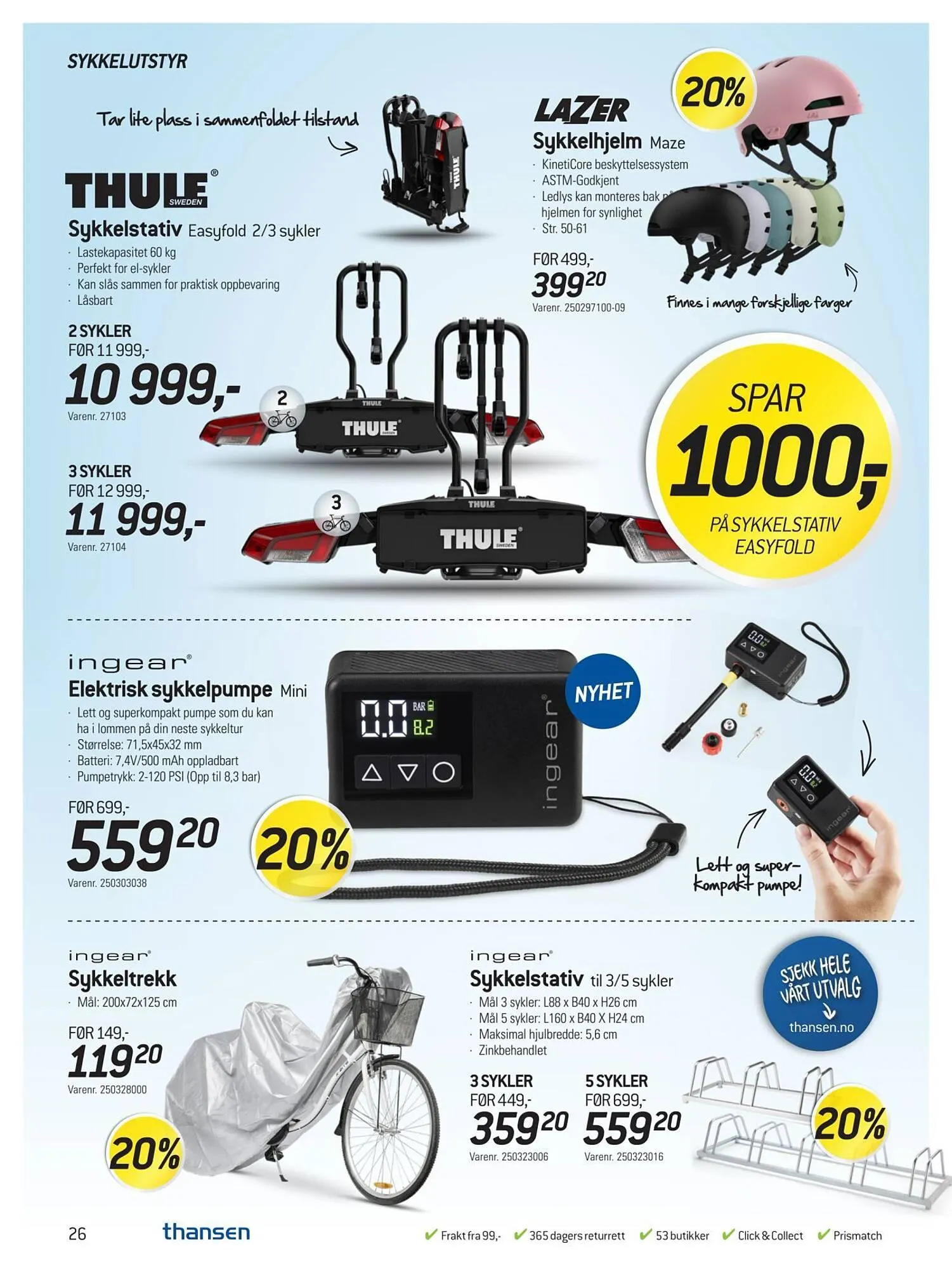 Thansen kundeavis fra 20. mars til 23. april 2026 - kundeavisside 26