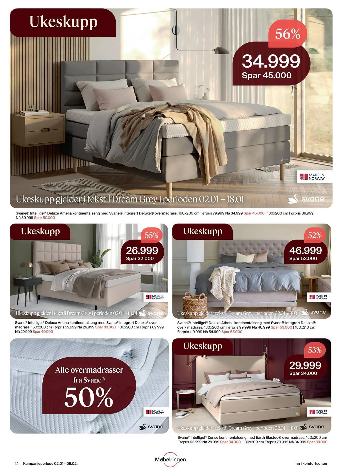 Møbelringen kundeavis fra 2. januar til 10. februar 2026 - kundeavisside 12