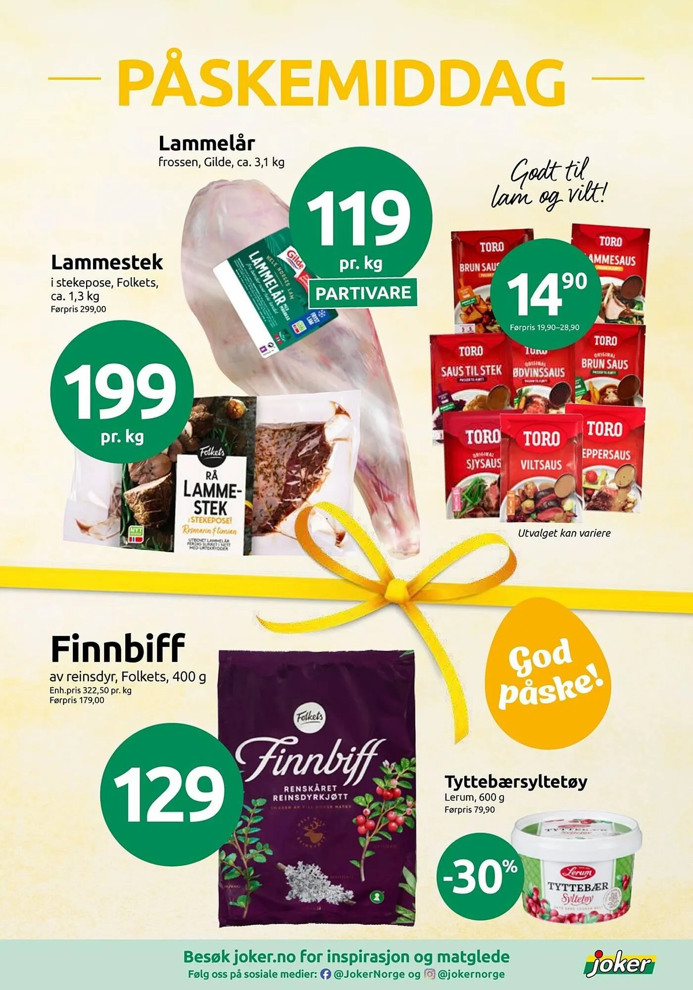 Joker kundeavis fra 30. mars til 4. april 2026 - kundeavisside 6