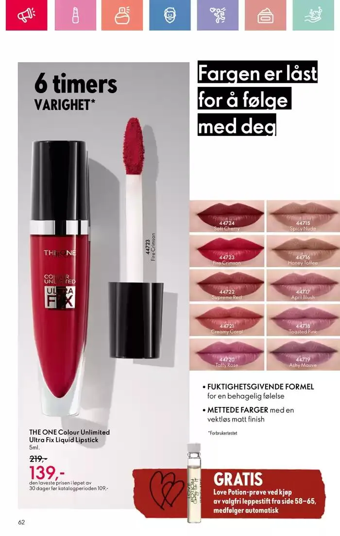 ORIFLAME Kundeavis fra 26. januar til 9. februar 2025 - kundeavisside 62