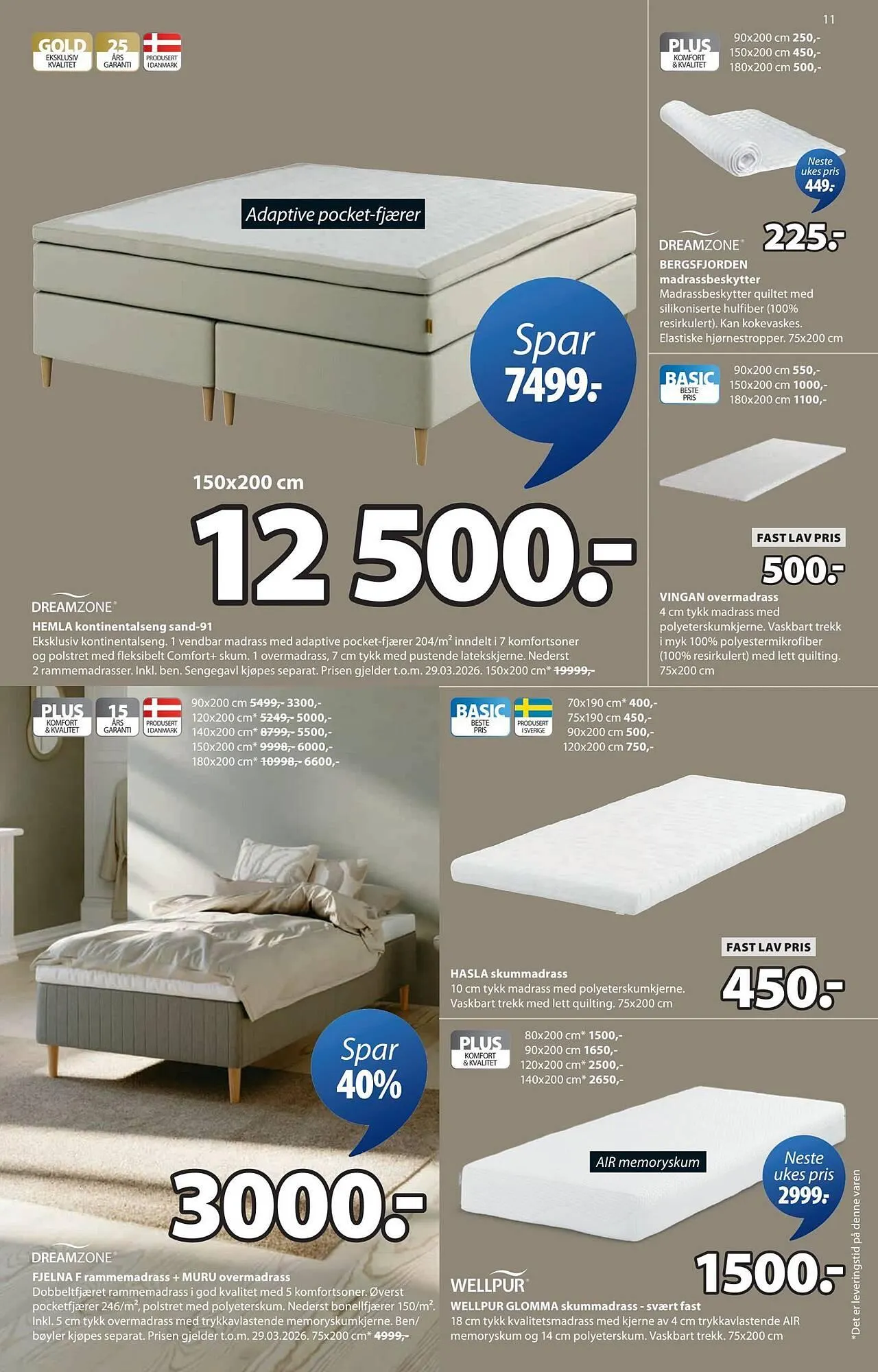 JYSK kundeavis fra 23. februar til 1. mars 2026 - kundeavisside 11