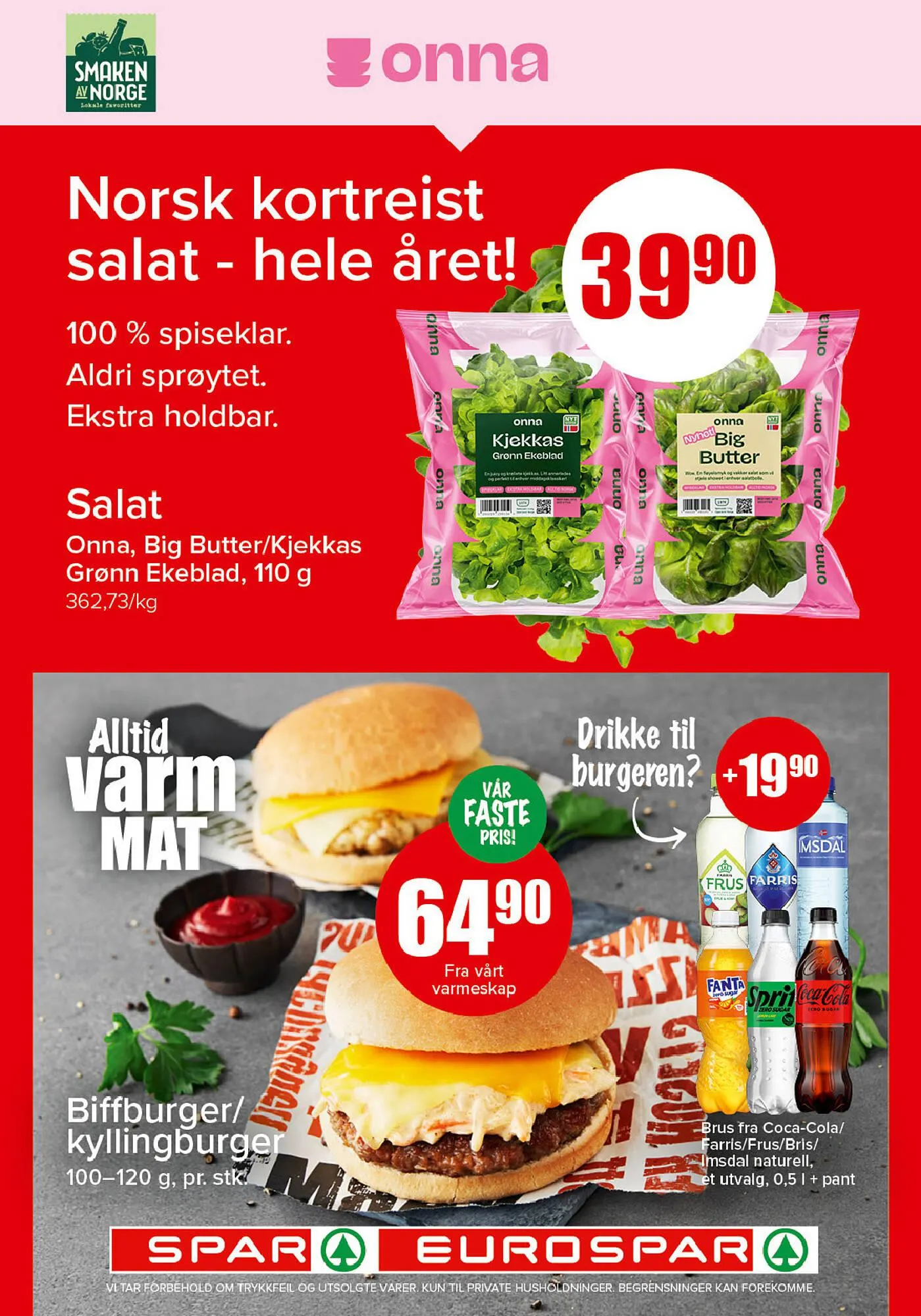 Spar kundeavis fra 29. mars til 4. april 2026 - kundeavisside 6