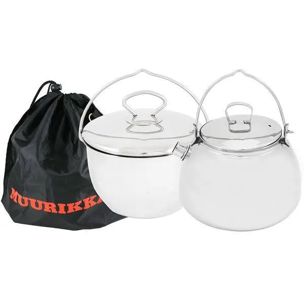 Grytesett for åpen ild m/pose