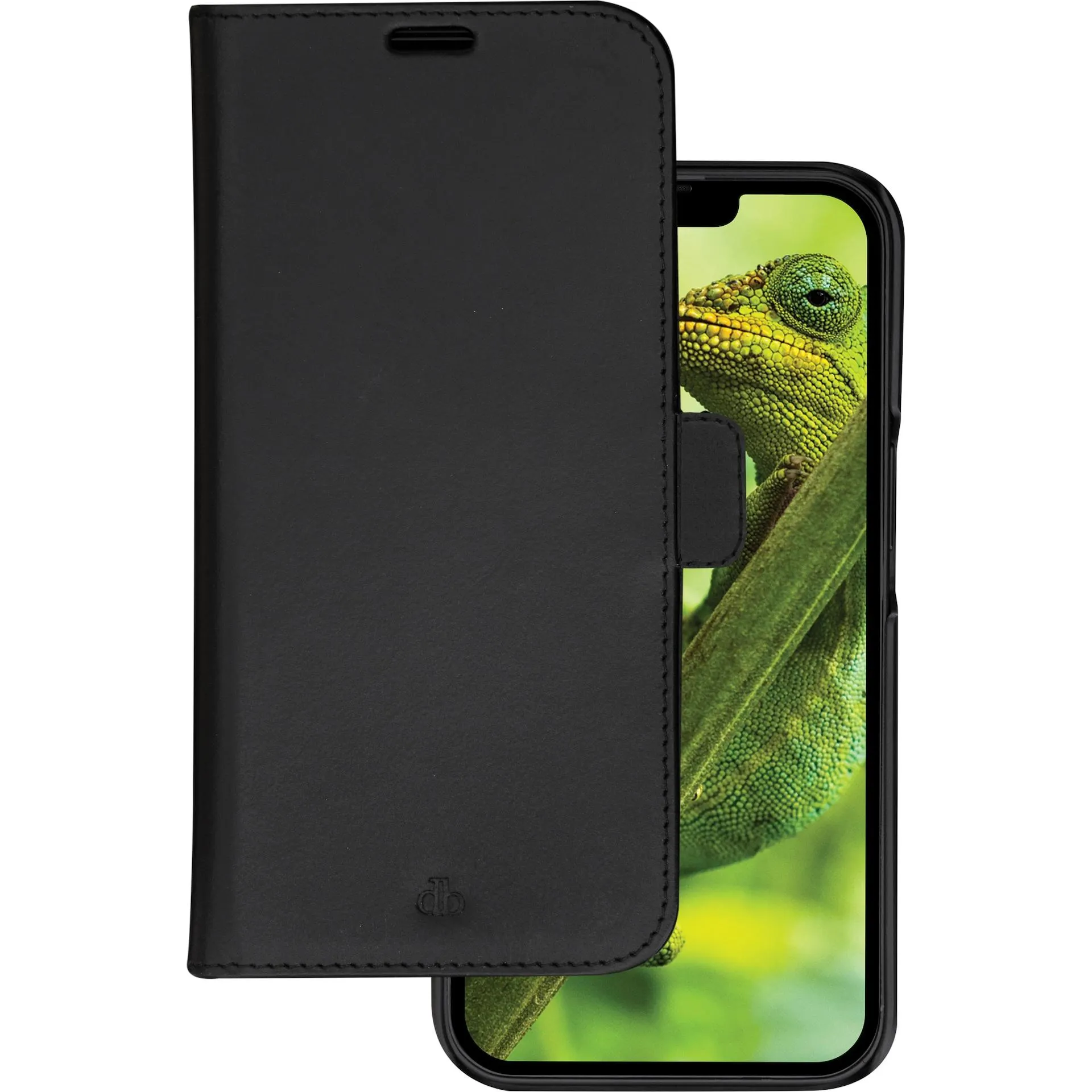 dbramante1928 Lynge iPhone 14 lommebokdeksel (sort)