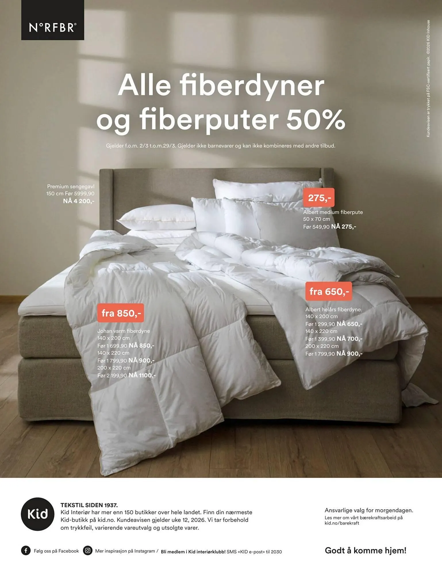 Kid Interiør kundeavis fra 15. mars til 23. mars 2026 - kundeavisside 12