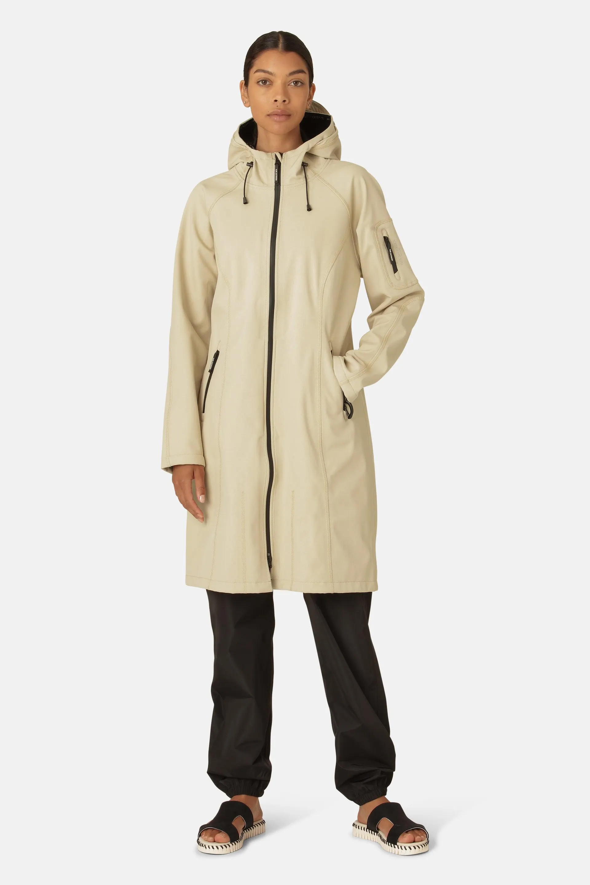 Long Raincoat - Beige