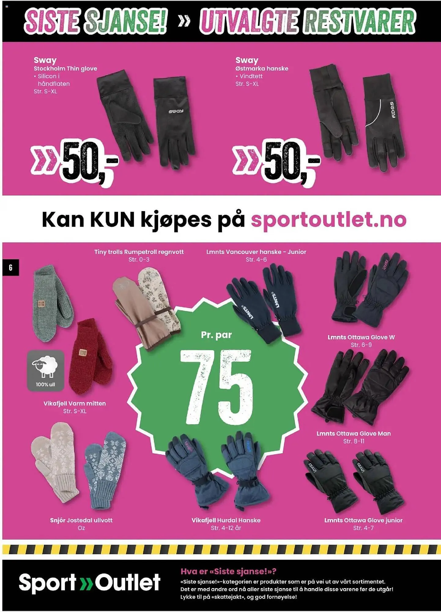 Sport Outlet kundeavis fra 17. februar til 3. mars 2026 - kundeavisside 6