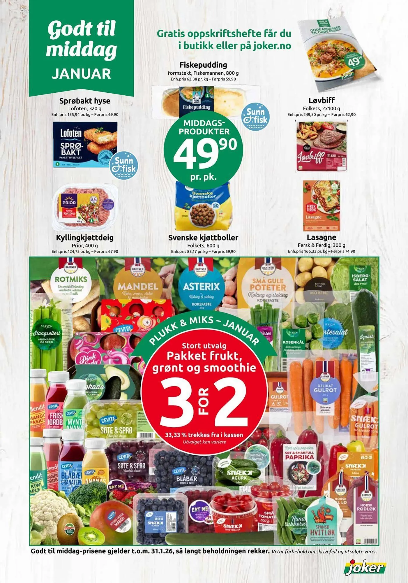 Joker kundeavis fra 1. januar til 4. januar 2026 - kundeavisside 14