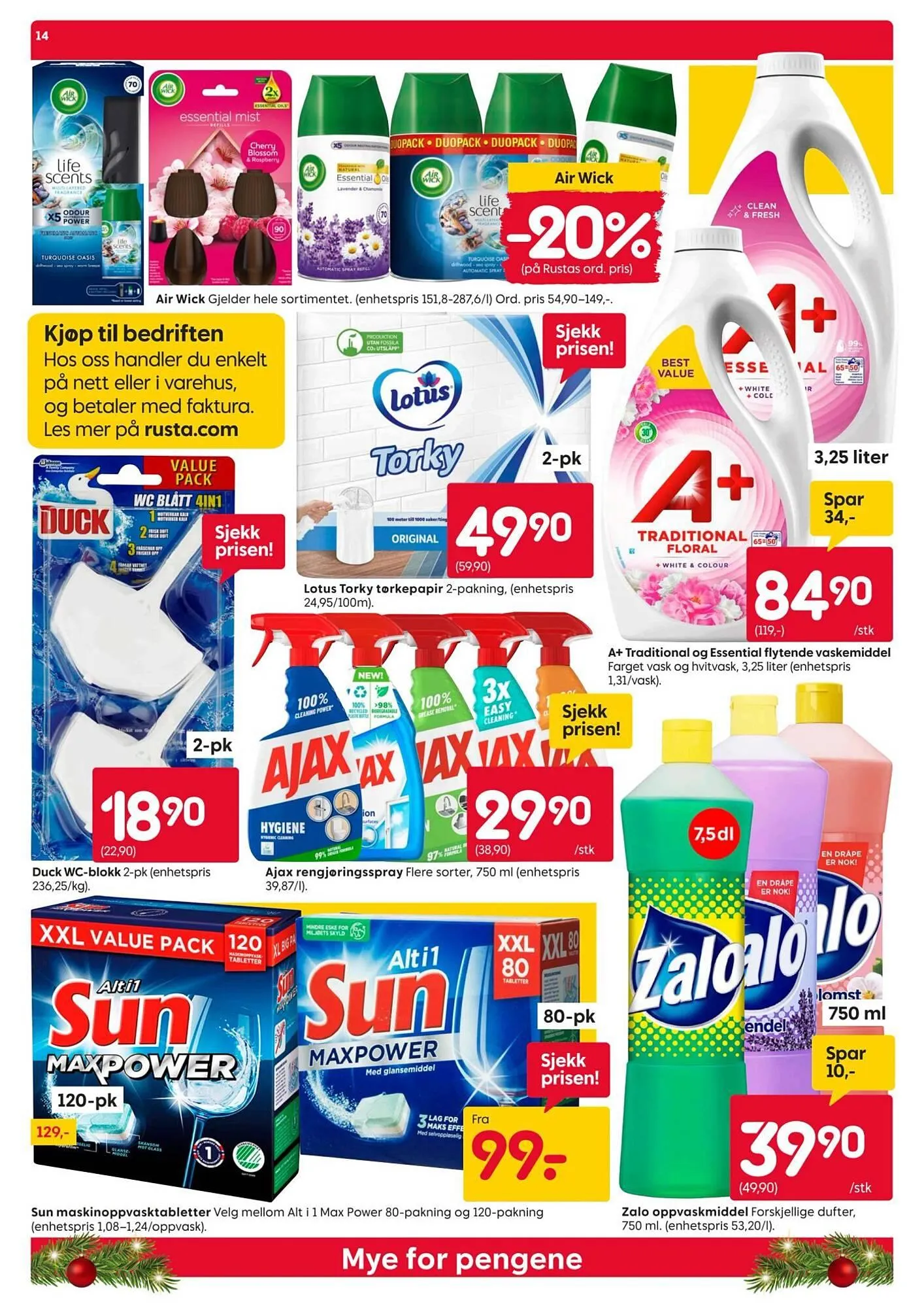 Rusta kundeavis fra 24. desember til 5. januar 2026 - kundeavisside 14