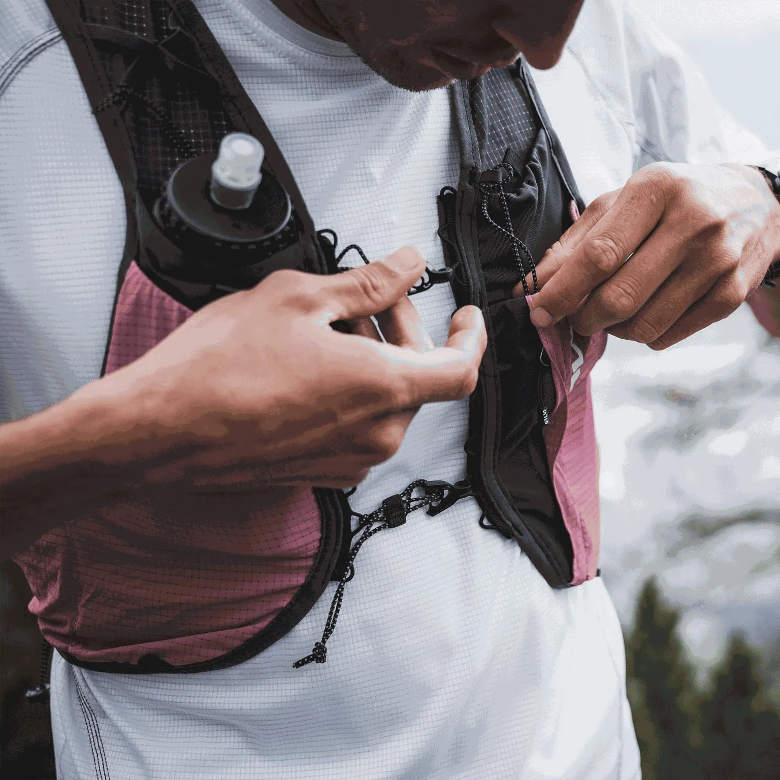 Strive Fly Vest, løpevest - Rosa