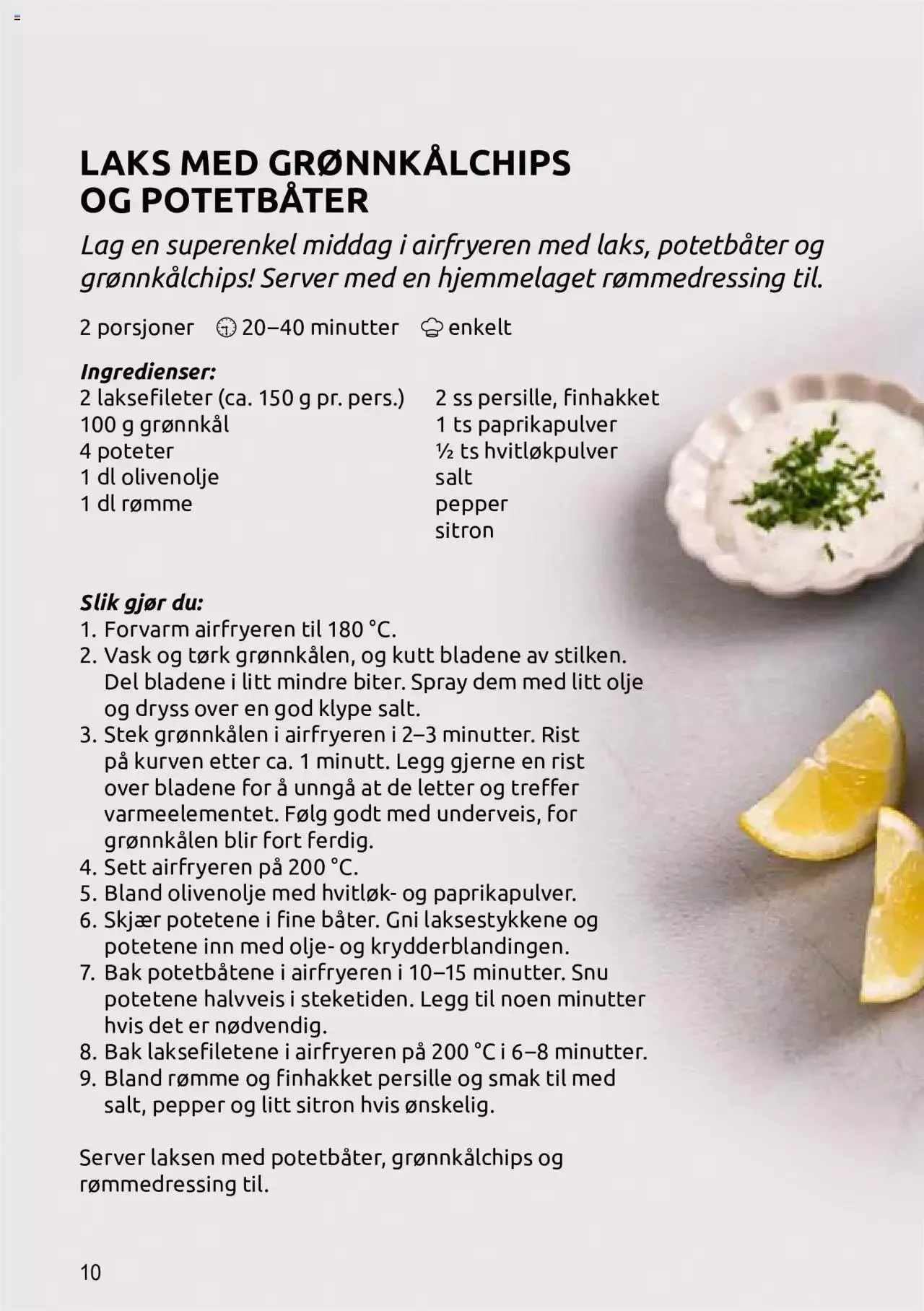 Joker - Gode oppskrifter med airfryer fra 1. august til 31. desember 2023 - kundeavisside 10