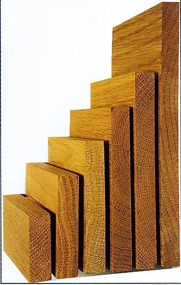 Glattkant eik 21 x 45 mm