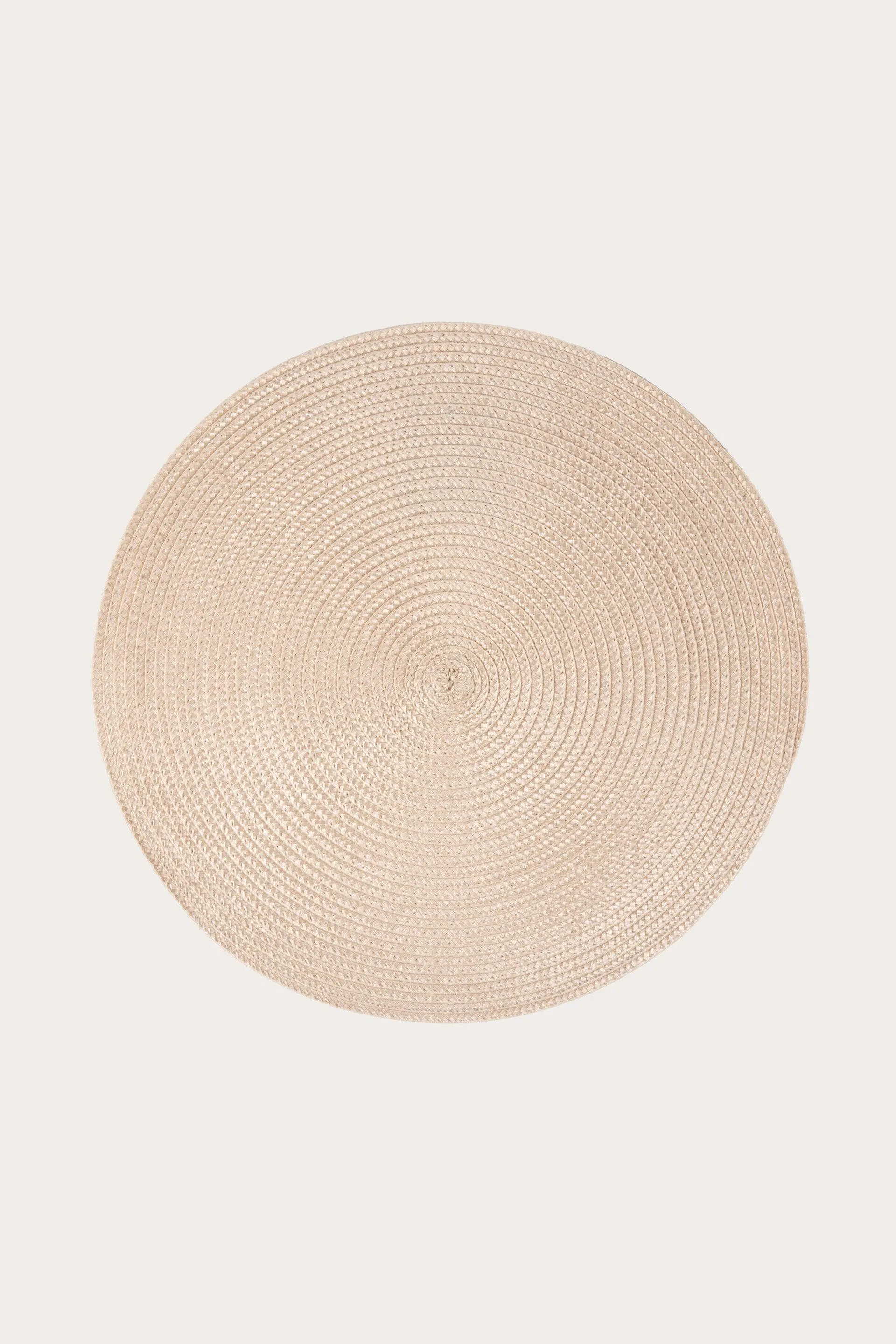 Spisebrikke ROUND SANDBEIGE