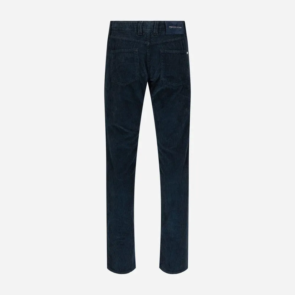 Leonardo Button Corduroy - Navy