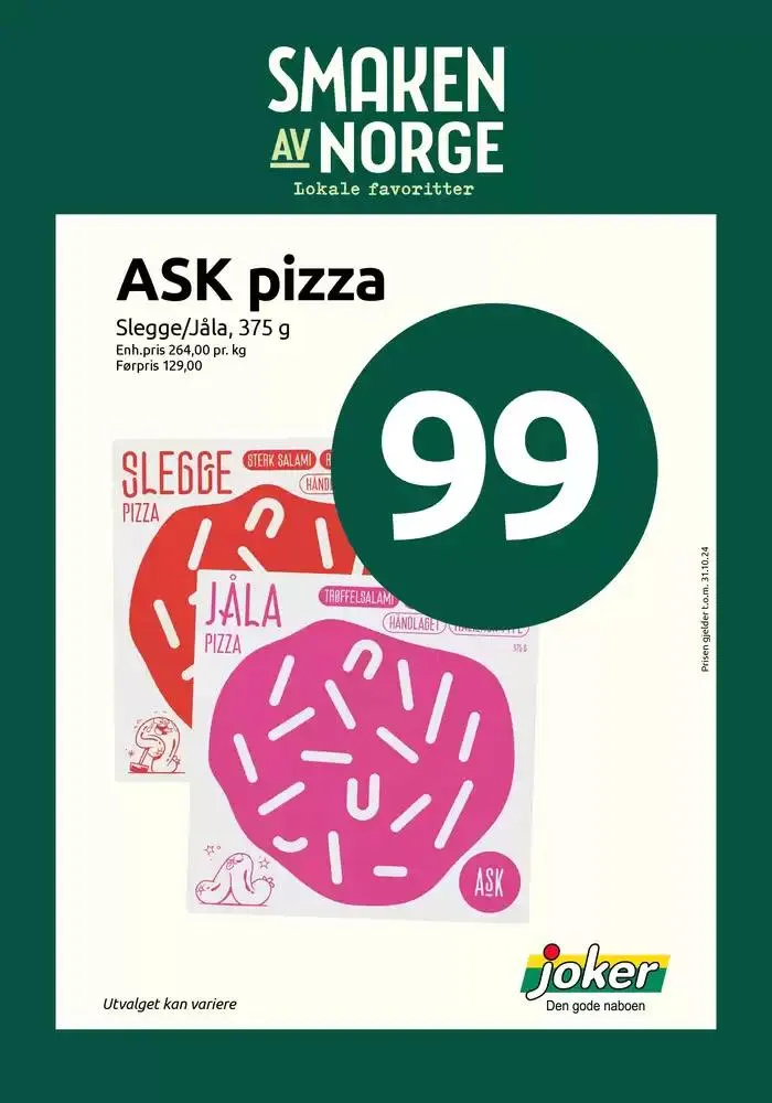 Joker Kundeavis fra 21. oktober til 4. november 2024 - kundeavisside 22