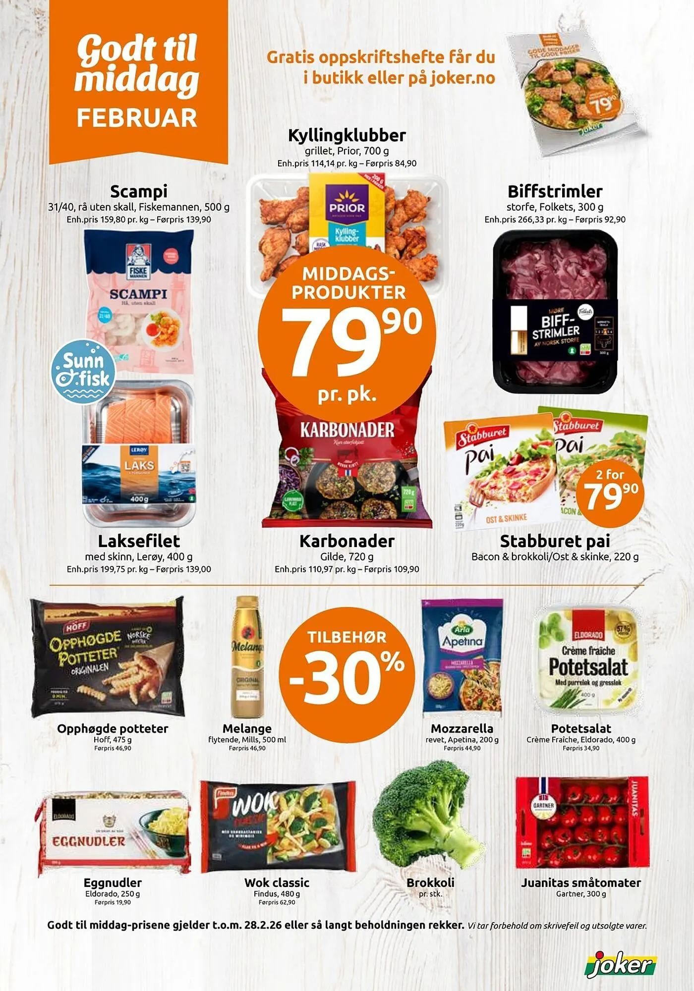 Joker kundeavis fra 10. februar til 15. februar 2026 - kundeavisside 6