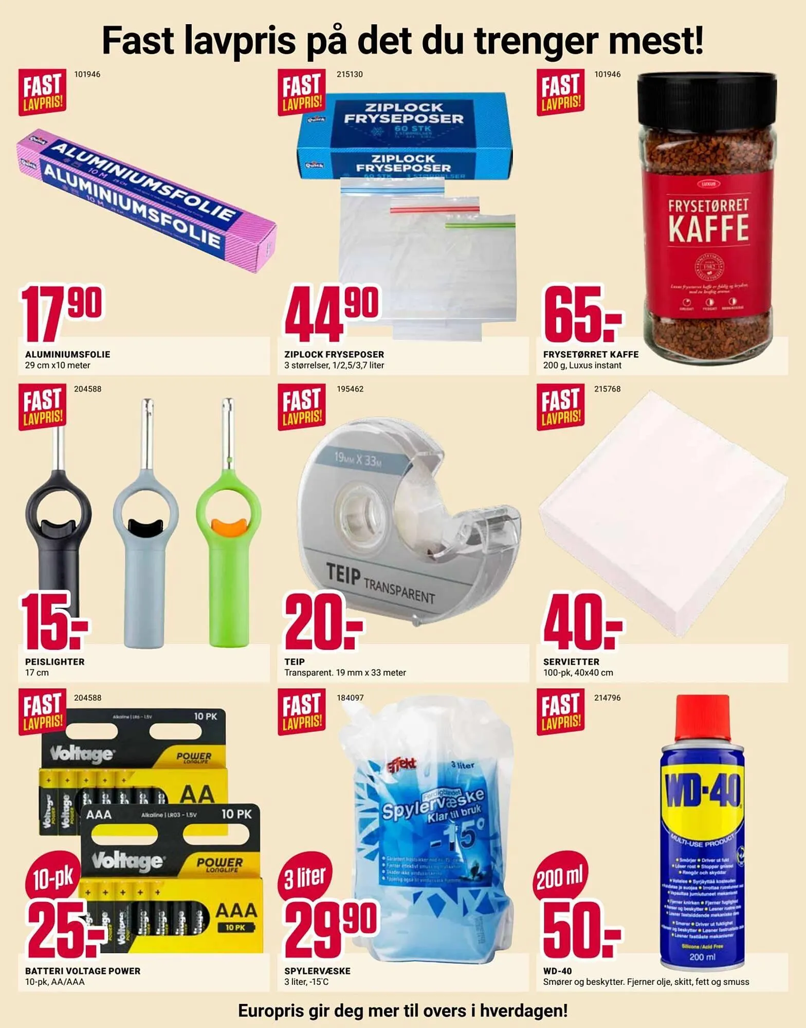 Europris kundeavis fra 2. februar til 7. februar 2026 - kundeavisside 11