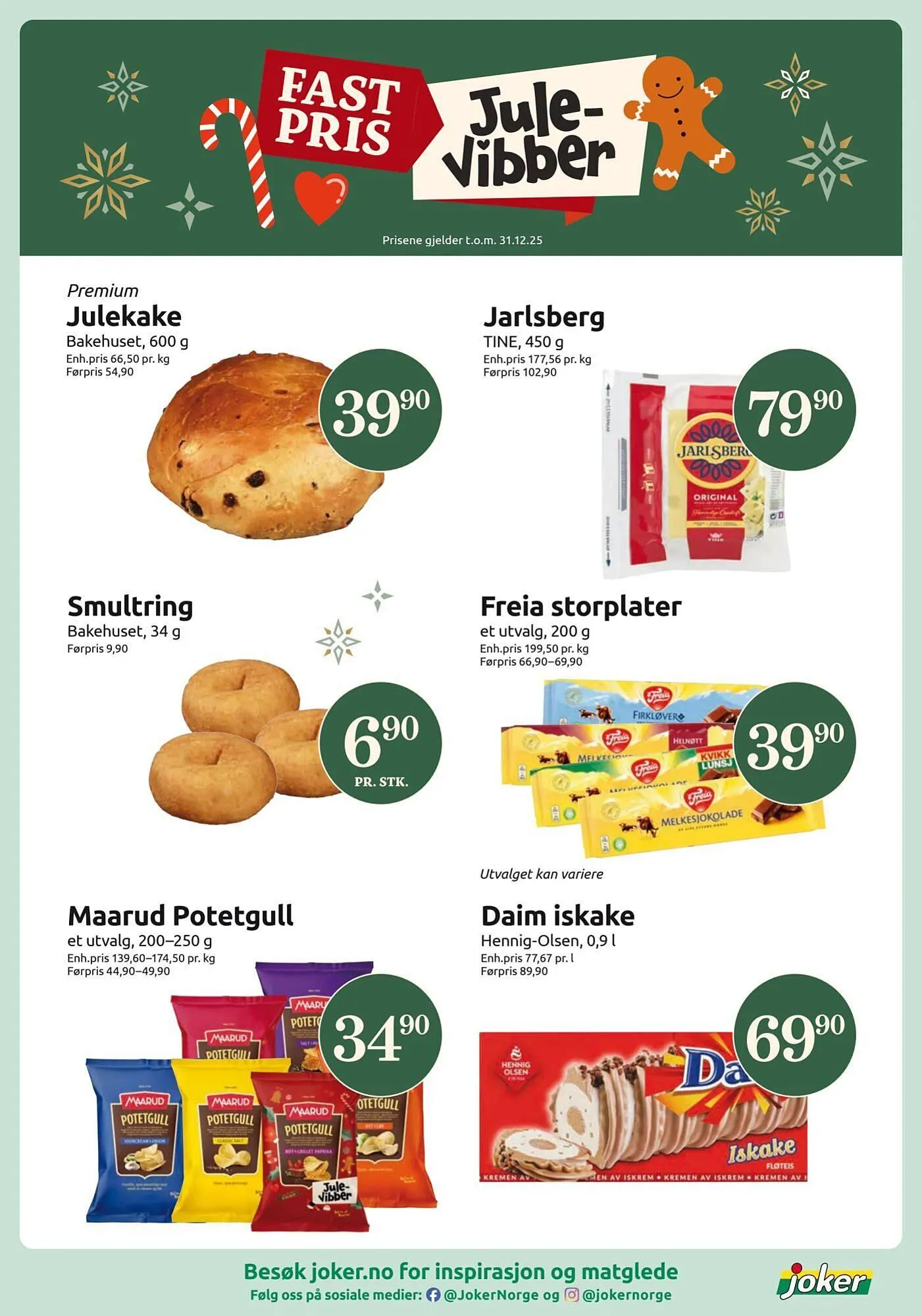 Joker kundeavis fra 9. desember til 14. desember 2025 - kundeavisside 22